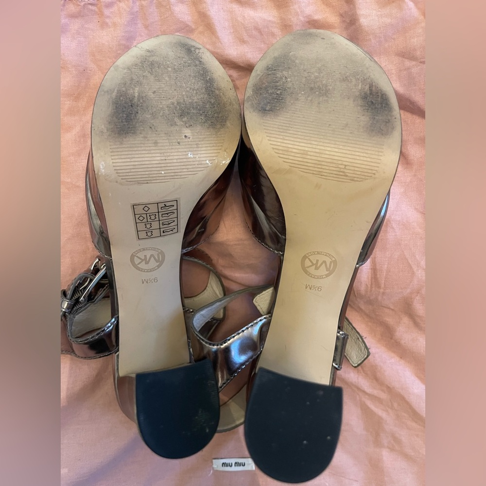 Michael Kors metallics platform sandal silver - Picture 4 of 6